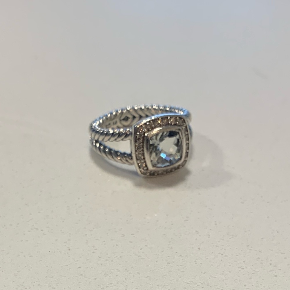 David Yurman Prasiolite Petite Albion Ring